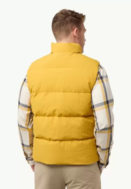 Nordlicht Vest M Rds Herren-Daunenweste mustard