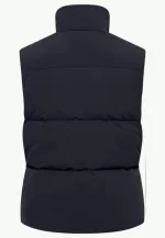 Nordlicht Vest W Rds Damen-Daunenweste dark navy