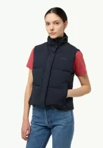 Nordlicht Vest W Rds Damen-Daunenweste dark navy