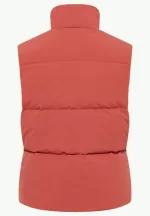 Nordlicht Vest W Rds Damen-Daunenweste red coral