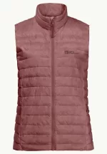 Pilvi Down Vest W Rds Damen-Daunenweste mineral red