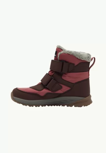 Polar Bear-g Texapore Mid Vc Winterschuhe für Kinder Dark Mahogany