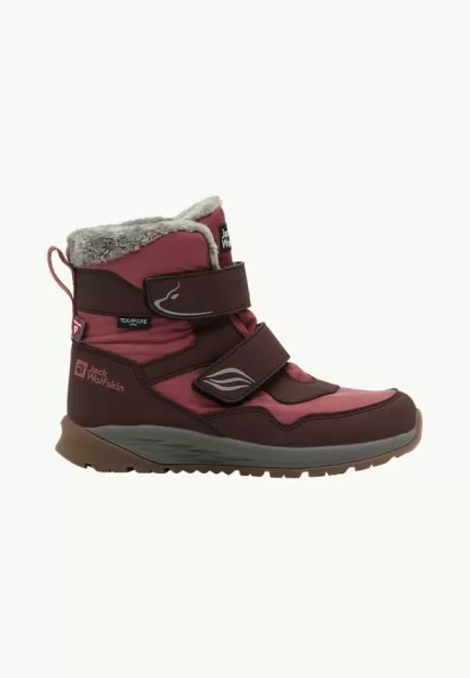 Polar Bear-g Texapore Mid Vc Winterschuhe für Kinder Dark Mahogany