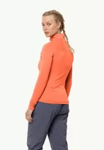 Prelight Fz Damen-Fleecejacke Digital Orange