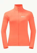 Prelight Fz Damen-Fleecejacke Digital Orange