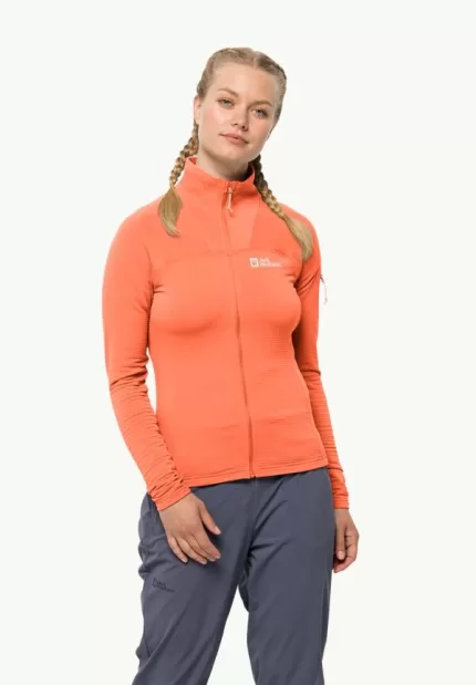 Prelight Fz Damen-Fleecejacke Digital Orange