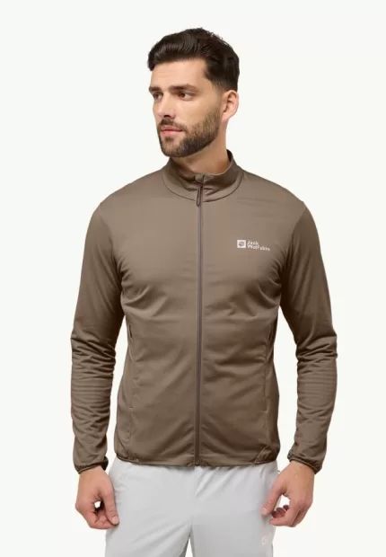 Prelight Trail Fz Herren Langarm-Funktionsjacke cold coffee