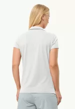 Prelight Trail Polo Damen Funktionsshirt Stark White