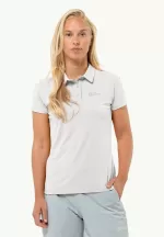 Prelight Trail Polo Damen Funktionsshirt Stark White