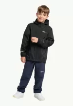 Rainy Days 2l Jkt Kinder-Regenjacke granite black