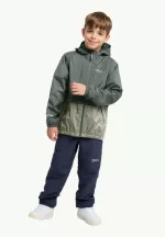 Rainy Days 2l Jkt Kinder-Regenjacke slate green