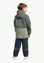 Rainy Days 2l Jkt Kinder-Regenjacke slate green