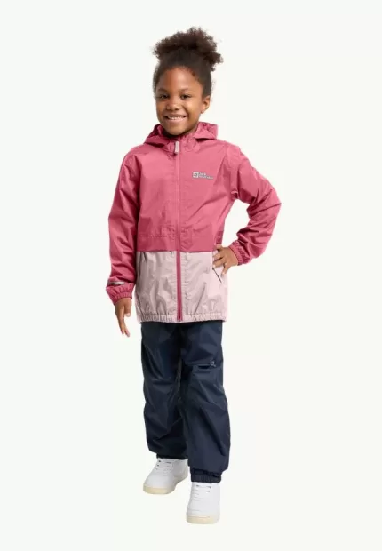 Rainy Days 2l Jkt Kinder-Regenjacke soft pink