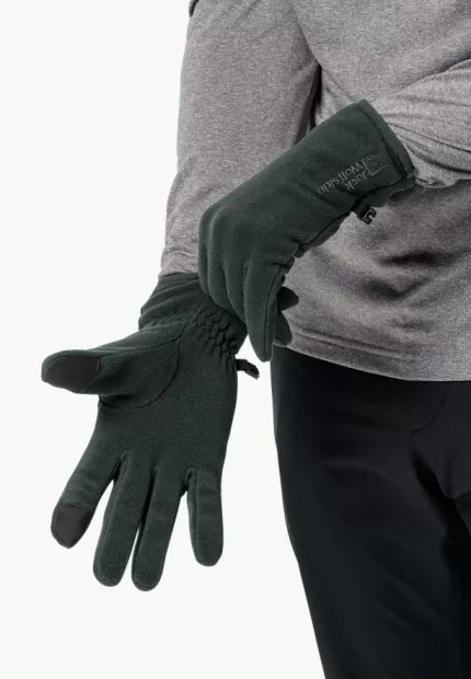 Real Stuff Glove Fleece-Handschuhe black olive