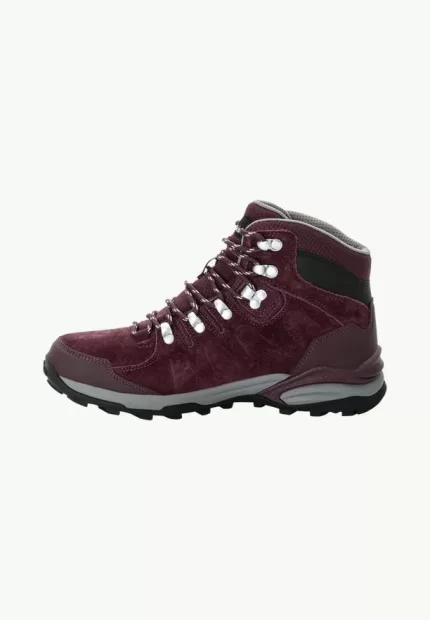 Refugio Texapore Mid Wasserdichte Wanderschuhe für Damen dark maroon