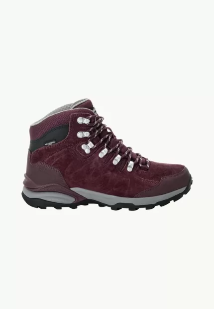 Refugio Texapore Mid Wasserdichte Wanderschuhe für Damen dark maroon