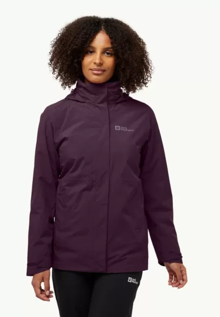 Rotwand 3in1 Jkt midnight plum