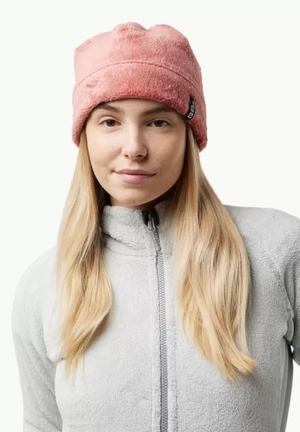 Rotwand Beanie Mütze mineral red