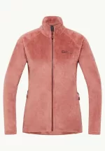 Rotwand Fz Damen Fleecejacke mineral red