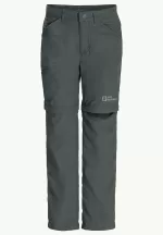 Safari Zip Off Pants Zip-Off-Hose für Kinder slate green