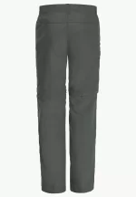 Safari Zip Off Pants Zip-Off-Hose für Kinder slate green