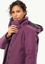 Salier Coat Wasserdichter Wintermantel für Damen berry jam