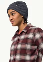 Schwansee Beanie Damen Wintermütze dark navy