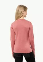 Sky Thermal Ls Damen Langarm-Funktionsshirt mineral red