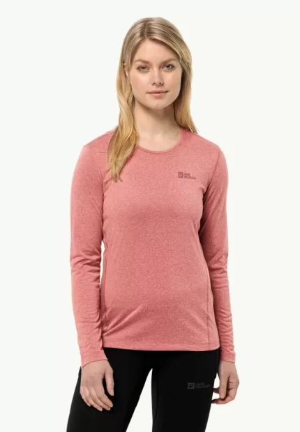 Sky Thermal Ls Damen Langarm-Funktionsshirt mineral red