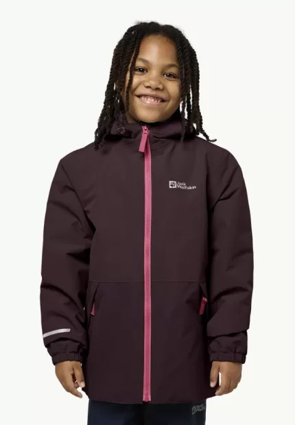 Snowy Days Jacket Regenjacke für Kinder boysenberry/pink