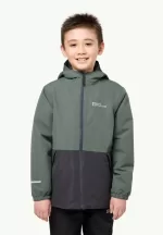 Snowy Days Jacket Regenjacke für Kinder slate green/black