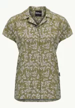 Sommerwiese Shirt Kurzarmshirt Damen Leaves Bay Leaf