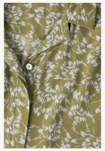 Sommerwiese Shirt Kurzarmshirt Damen Leaves Bay Leaf