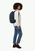 Sooneck Damen-Tagesrucksack Leaves Night Blue