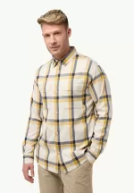 Steinwand Shirt Herren-Flanellhemd panna cotta