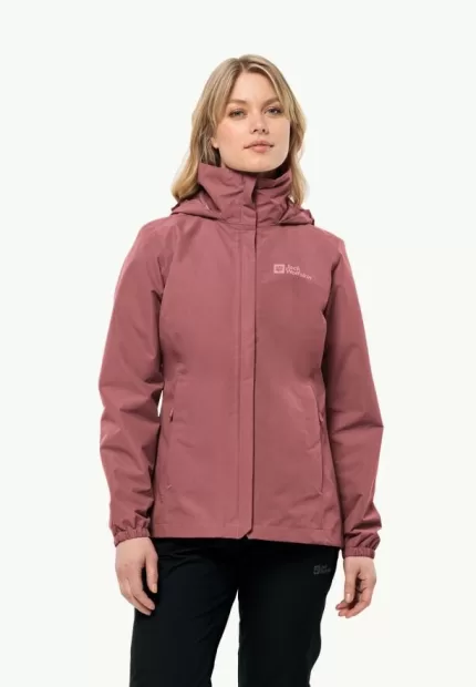 Stormy Point 2l Jkt Damen Regenjacke red ochre