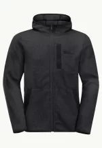 Tannenspur Hooded Jkt Herren-Fleecejacke black