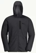 Tannenspur Hooded Jkt Herren-Fleecejacke black