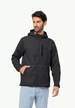 Tannenspur Hooded Jkt Herren-Fleecejacke black