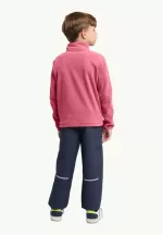 Taunus Halfzip Kinder-Fleecepullover soft pink