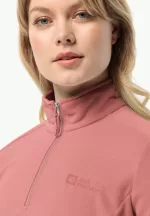 Taunus Hz Fleecepullover für Damen mineral red