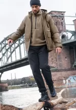 Tempeltor Jkt Herren Regenjacke cold coffee