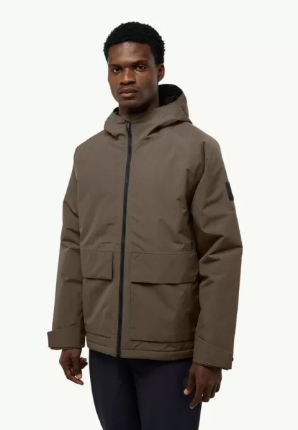 Tempeltor Jkt Herren Regenjacke cold coffee