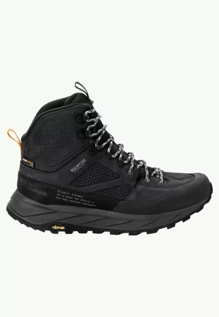 Terraquest Texapore Mid Herren wasserdichter Wanderschuh black