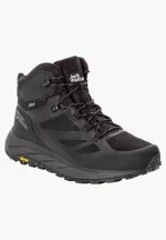 Terraventure Texapore Mid Herren wasserdichte Wanderschuhe black