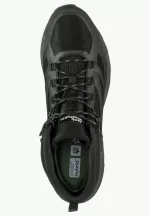 Terraventure Texapore Mid Herren wasserdichte Wanderschuhe black