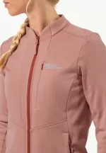 Tervern Fz Damen-Fleecejacke Rose Dawn