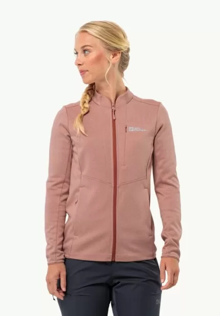 Tervern Fz Damen-Fleecejacke Rose Dawn