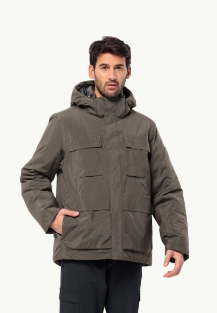 Textor Utility Jkt Wasserdichte Herren-Winterjacke cold coffee