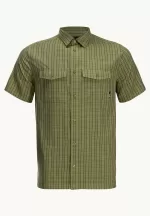 Thompson Shirt Men Kurzärmliges Herren-Wandershirt Bay Leaf Check